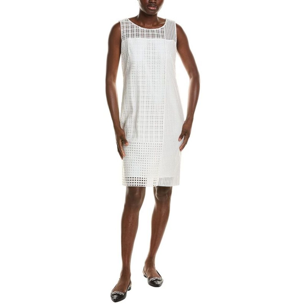 Akris Womens Midi Dress, White